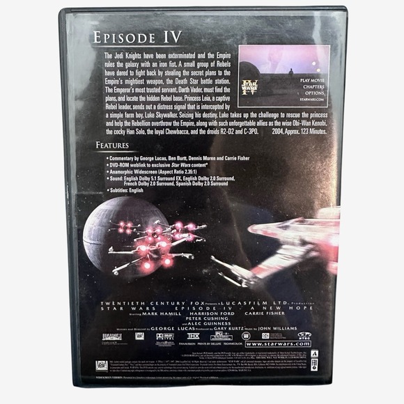 DVD - 3-film Pack - Star‎ Wars Episodes 2, 3, And 4 - Great Condition - Picture 7 of 13